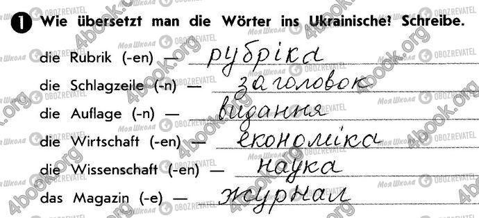 ГДЗ Немецкий язык 10 класс страница Стр56 Впр1